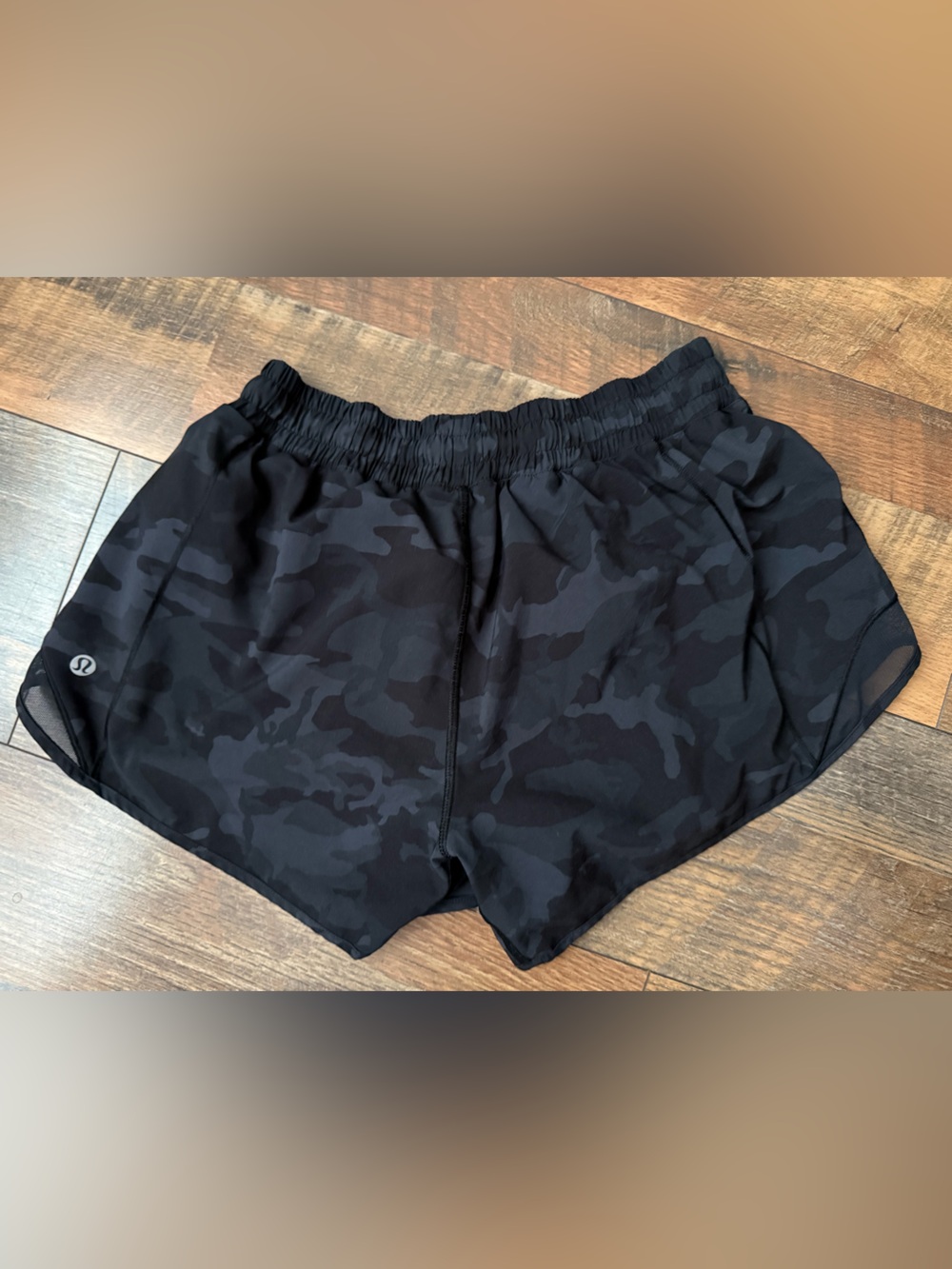 lululemon athletica Black Camo Athletic Shorts